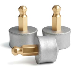 Replacement Drum Grinders Silent Groom Pro Nail Grinder (3 pcs) | Nail Grinder Diamond Tip Replacement, Spare Grinding Head for Electric Pet Nail Grinder, Dog Claw Smoothing Tips