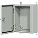 Metal Enclosure, IP65 Waterproof Electrical Box for Indoor and Outdoor Projects, Includes Mounting Plate and Wall Bracket 450350200mm (18"14"8")