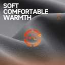 Ski Mask Winter Balaclava Warm Long Hem Full Face Mask for Men Women, Cold Weather Gear for Skiing Motorcycling (Gray)