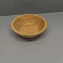 Salad Bowl Fruit Bowl Fruits Handmade Wooden Utensil Natural Rubber Serving Bowl 12 Inch