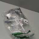 ecooe Stainless Steel Shower Squeegee with Hook, 12″ Shower Glass Cleaner Wiper Scraper with 2 Replacement Blade Window Squeegee for Home Bathroom Kitchen Car Glass Doors