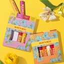 Burt's Bees Gifts Ideas - In Full Bloom Lip Balm Set, Original Beeswax, Dragonfruit Lemon, Tropical Pineapple & Strawberry, Natural Origin Lip Treatment, 4 Tubes, 0.15 oz.