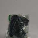 2 Pieces Hair Snood Net, Women's Bun Cover Hairnet Satin Bow Barrette French Clips Ribbon Flower Hair Accessories for Stewardess Banks Hotels Restaurant Staff (Black)