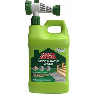 Home Armor Deck & Patio Wash, 64 oz., Lifts Stains from Dirt and Grime to Keep Decks and Patios Looking Great Over Their Lifespan, Used on Wood & Composite, Concrete, and Stone