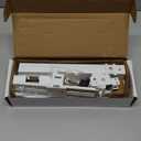 Projector Ceiling Mount With Extension Pole, Wall Projector Mount Height Adjustable, 3-In-1 Bracket For Most Projectors, Video, 44 Lb, Home & Office Installation (White)