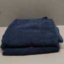 GLAMBURG 100% Cotton 2 Pack Oversized Bath Towel Set 28x55 Inches, Ultra Soft Highly Absorbant Compact Quickdry & Lightweight Large Bath Towels, Ideal for Gym Travel Camp Pool - Mineral Blue