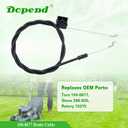 104-8677 Brake Cable for Toro Recycler 22 Throttle Cable 20001, 20003, 20005, 20007, 20009, 20012, 20016, 20071, 20072, Replaces 104-8677 Control Cable 290-935