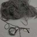 Old Lady Wig and Accessories 5pcs Set Granny Costume Wig Grandma wig Halloween Party Wigs