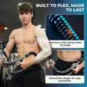 Twister Arm Trainer, Adjustable Power Twister Bar 40-100lbs Resistance & Chest Exerciser, Full Body Strength Training Equipment for Arms, Chest, Shoulders, Core & Legs, Portable Home Gym