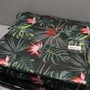 Favoyard Outdoor Chair Cushion 19 x 19 x 3 In Waterproof Pattern Fade Resistant Cushions for Patio Furniture with Removable Cover Attach Straps 28D Foam Insert Cushions Pads for Seat Sofa Couch 2 Pack