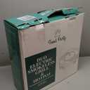 Food Party Hot Pot Electric Korean BBQ Grill 2 in 1 Hotpot Smokeless Indoor Grill Removable Cooking Plate Easy Cleaning 110V 1800W Shabu Shabu Pot with Divider