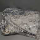 DMOYEST Area Rug Living Room Rugs - 9x12 Large Soft Indoor Neutral Modern Abstract Low Pile Washable Rug Carpet for Bedroom Dining Room Farmhouse Home Office, Beige Blue