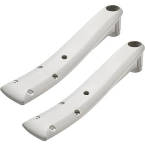 Deck Support 160-0001PG for Above Ground Swimming BiltMor ladders or Pool Steps (Pearl Gray) - 2Pack