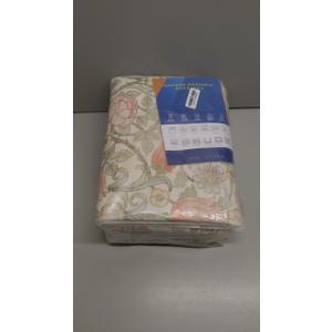 5×7 Area Rugs Beige Washable Floral Rug,Vintage Boho Soft Low-Pile Living Room Rugs, Stain Resistant Botanical Non-Slip Carpet for Girls Bedroom,Dining Room,Kids Nursery,Home Decor