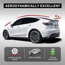Spoiler Fit for Tesla Model Y 2020-2024, Upgrade ABS Material Rear Spoiler Wing OEM Rear Trunk Lip, Model Y Accessories, Matte Carbon Fiber