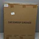 2025 Upgraded Tesla Model Y Sunshade roof, Non-Collapsing, snap-fit, Foldable, UV Blocking, Nano ice Crystal Coated Heat-Insulating Glass roof Sunshade (Set)