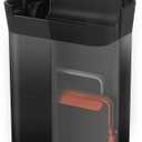 Joseph Joseph Intelligent Waste Titan Trash Can Compactor with Odor Filter, Compacts up to 3x trash, 30L/7.9 Gallons, Black