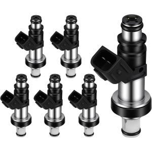 2000-2004 Set of 6 Fuel Injectors Compatible for Acura CL MDX TL 2000-2003 3.2L 3.5L V6, for Honda Odyssey Pilot 2002-2004 3.5L V6 Replace 06164-P8E-A00 FJ490