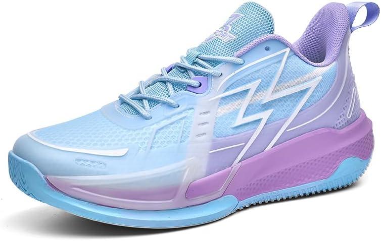 Women Basketball Shoes Fashion Sneakers Comfortable Unisex Athletic Lightweight Non Slip Outdoor Sport Volleyball Shoes, Size 41