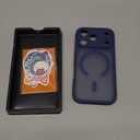 CANSHN Magnetic Compatible with iPhone 17 Pro Case, Upgraded [Full Camera Protection] [Compatible with Magsafe] [Translucent Matte] Shockproof Protective Phone Cover 6.3 Inch - Deep Blue