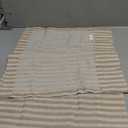 jinchan Striped Linen Kitchen Curtains  4*1,5Ft