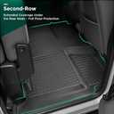 Car Floor Mats for Chevy Silverado & for GMC Sierra: 1500 Accessories Crewcab 2007-2013, 2500HD/3500HD Crewcab Floor Liner for Silverado & for Sierra 2007-2014 (Not Hybrid), All Weather TPE Custom Mat