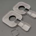 eero 7 Wall Mount, No Drill Outlet Bracket Holder Only Compatible with eero 7 Dual-Band Mesh Router, Cable Management - Space Saving (2 Pack)