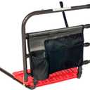 Stander EZ Adjust Bed Rail, Adjustable Senior Bedrail and Safety Assist Railing for Elderly Adults with Organizer Pouch, ASTM Safety Approved Guard-Rail, Black, 1 Count