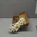 IPOPU 15pcs Daisies Artificial Flowers Faux White Daisies Flowers 12" Fake Wildflowers Flower Silk Flowers for Floral Arrangements Wedding Home Garden Decor (White)