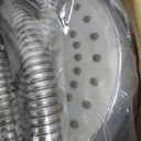 High Pressure 5 Setting Rain Shower Head Combo, HarJue Filter Shower Head, Dual Shower Head Set for Hard Water, Remove Chlorine Fluoride and Harmful Substances, Chrome (With Filter & Handheld)