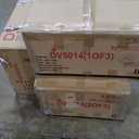 Devion Furniture L-Shaped Polyester Fabric Reversible, Easy Convertible Pull-Out Sleeper Sectional Sofa/Storage Chaise with Tufted Back Cushions and Track Arms in Beige