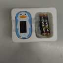 Vibeat Pulse Oximeter, Small Size Fingertip Blood Oxygen Meter with Smart Reminder for Home Use, O2 monitor with Batteries & Lanyard, Blue