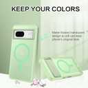 BENTOBEN for Google Pixel 7 Case [Compatible with Magsafe] Translucent Matte Magnetic Pixel 7 Case Magsafe Slim Thin Shockproof Women Men Protective Phone Cover for Google Pixel 7 6.4", Matcha Green