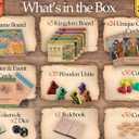 ARQAs Historical Strategy Board Game, Epic Diplomacy Game for Adults, Teens, Chronicling Expanding Adventure Events, Witness Unforgettable Family Night Journey with ARQAs Classic Game for 2-4 Players