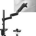 MOUNT PRO Single Long Monitor Arm, 13 to 32 inch Computer Monitor Desk Mount, Extra Long Adjustable Screen Stand, Tall Display Mount with Tilt, Swivel, Rotation, Hold up to 19.8lbs, VESA 75/100mm