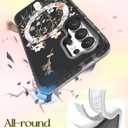 Lotadilo Cute Case for Samsung Galaxy S26 Ultra for Women Girls - Funny Dried Flower Design Compatible with Magsafe Magnetic Ring Holder Kickstand Fashion TPU Phone Covers