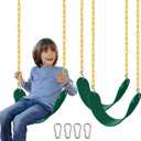 Swings Set - 2-Pack Suitable for Kids and Adults, Comes with Hooks & Chains, Perfect for Backyard