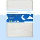 ORGANICDREAM Deluxe Pack & Play Mattress I 2-Stage Dual-Sided I GreenGuard Gold Certified I 100% Breathable I Firm Infant Side + Softer Side Memory Foam