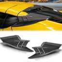 Rear Roof Quarter Intake Port Trims, Carbon Fiber Pattern Rear Hatch D-Pillar Air Intake Vents Ports Exterior Accessories Compatible with for Chevy Corvette C8 Coupe Stingray Z51 Z06 E-Ray 2020-2026