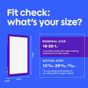 Filtrete 16x30x1 Air Filter, MERV 12, MPR 1500, Allergens, Bacteria & Viruses, 3-Month AC and Furnace Filters, Cleaner Air, Reliable Airflow, 2 HVAC Filters (Actual Size 15.81 x 29.81 x 0.78 in)