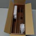 WISUCART Bamboo Mail Organizer Countertop Wood Desk Organizer Drawer Tabletop Storage Box Letter Sorter Makeup Organizer for School Home Office Supplies Brown