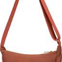 YIKOEE Crescent Bag for Women Men Small Sling Crossbody Bag with Half Moon Shape