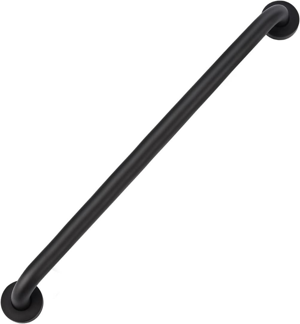 supregear Bathroom Grab Bar, 24 in Non-Slip 201 Stainless Steel Bathroom Safety Grab Bar Oil Rubbed Black Hand Rail for Bathtub Toilet Kitchen Bedroom Shower, Concealed Screw Wall Mounted