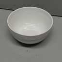 TEAKISS Ceramic Large Mixing Bowls for Kitchen, Big Serving Bowls for Cooking, Popcorn, Salad, Soup, Baking, Dough Bread Making Bowl, 1 Pack 8 inch, White