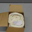 Biscaynebay Wrap Around Bed Skirts for King & Cal King Beds 15" Drop, Ivory Adjustable Elastic Dust Ruffles Easy Fit Wrinkle & Fade Resistant Silky Luxurious Fabric Machine Washable