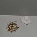 14 Pack Brushed Brass Cabinet Knobs - Gold Dresser & Drawer Knobs for Kitchen Cabinet Hardware