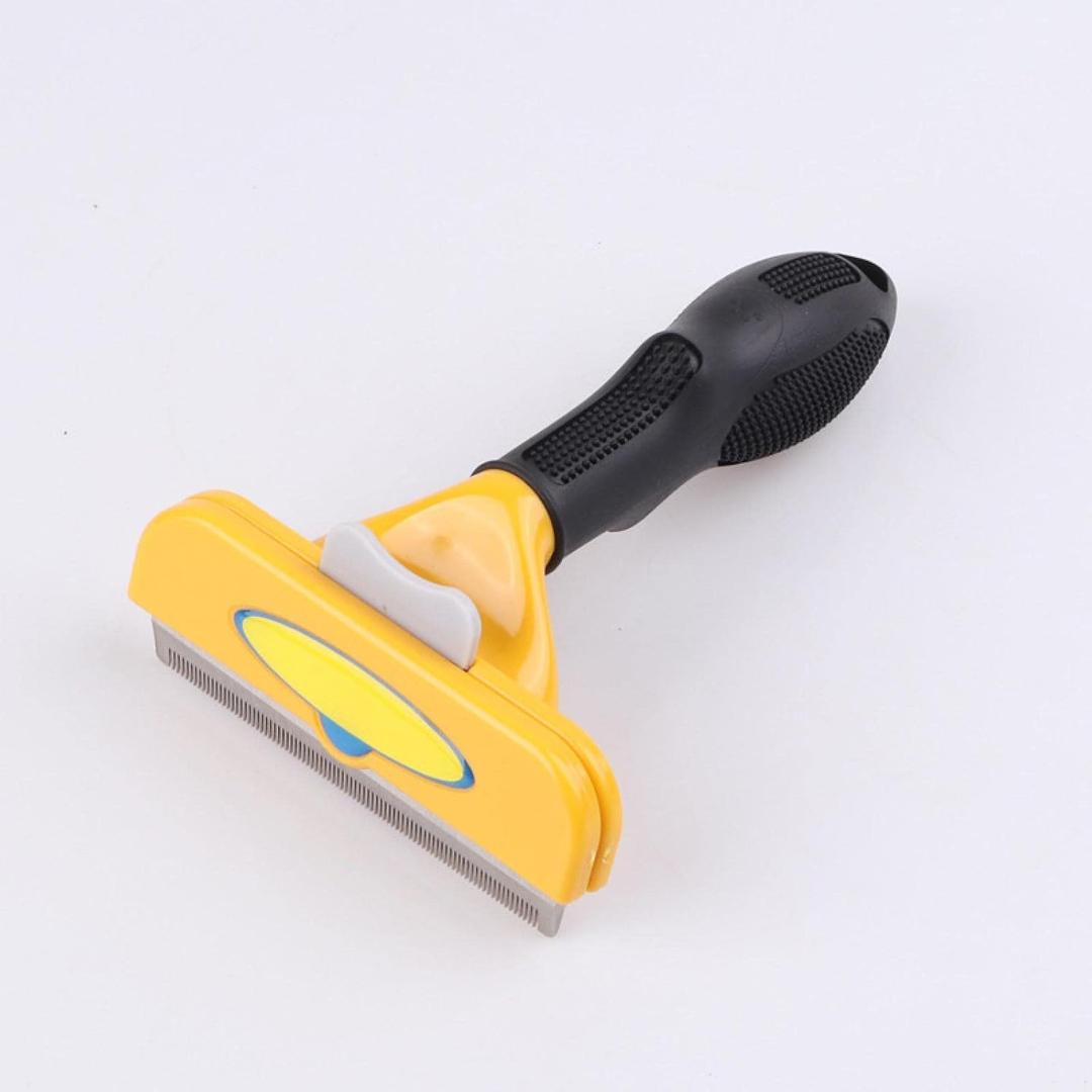 Pet Products, Hair Removal Comb, Hair Remover, cat Comb, Dog with Three Generations of Medium and Large Dog Hair Removal Brush for Stroking Yellow