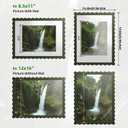 12x16 Wavy Picture Frame with Real Glass, Wall Mount, 12x16 in