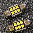 1156 LED Bulb 12V 24V LED Reverse Lights 1141 1003 7506 BA15S P21W Super Bright 6000K Replacement for Car Back up Tail Brake Lawn Mower Lights, 2 Pack (6000K Daylight White)