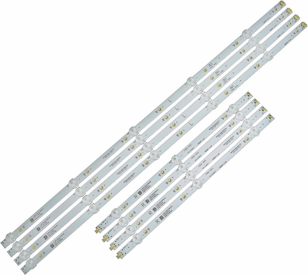 LED Strips (8) for Insignig 50" TV NS-50DF710NA19 NS-50DF710NA21 | NS-50F301NA24 LB50091 V1_00 LC-50LB601U TPT500J1 TPT500U1-QVN03.U LB-PM3030-GJBBY504X8ABL2 NS-50DF711SE21, 285404722910